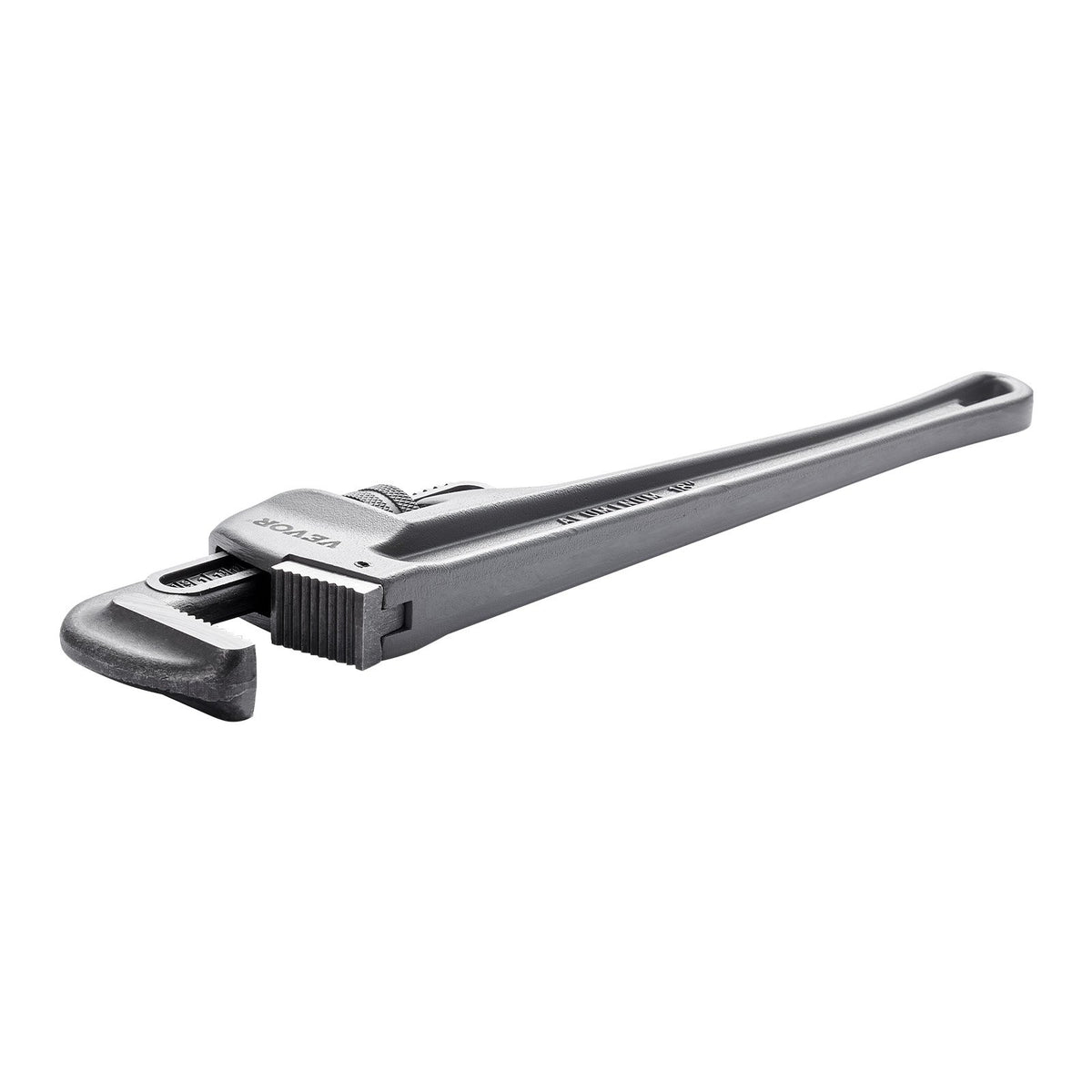 Pipe Wrench, 18" Aluminum Straight Pipe Wrench, Adjustable Plumbing Wrench, with High Strength Jaw and V952-GQBSZG18INCHV5JD7V0