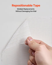 Drywall Mesh Tape, 150mm W x 30m L Self-Adhesive Fiberglass Drywall Joint Tape, 12 Rolls Dry Wall Patch for V952-GQJDZZBLXWW1OR340001V0