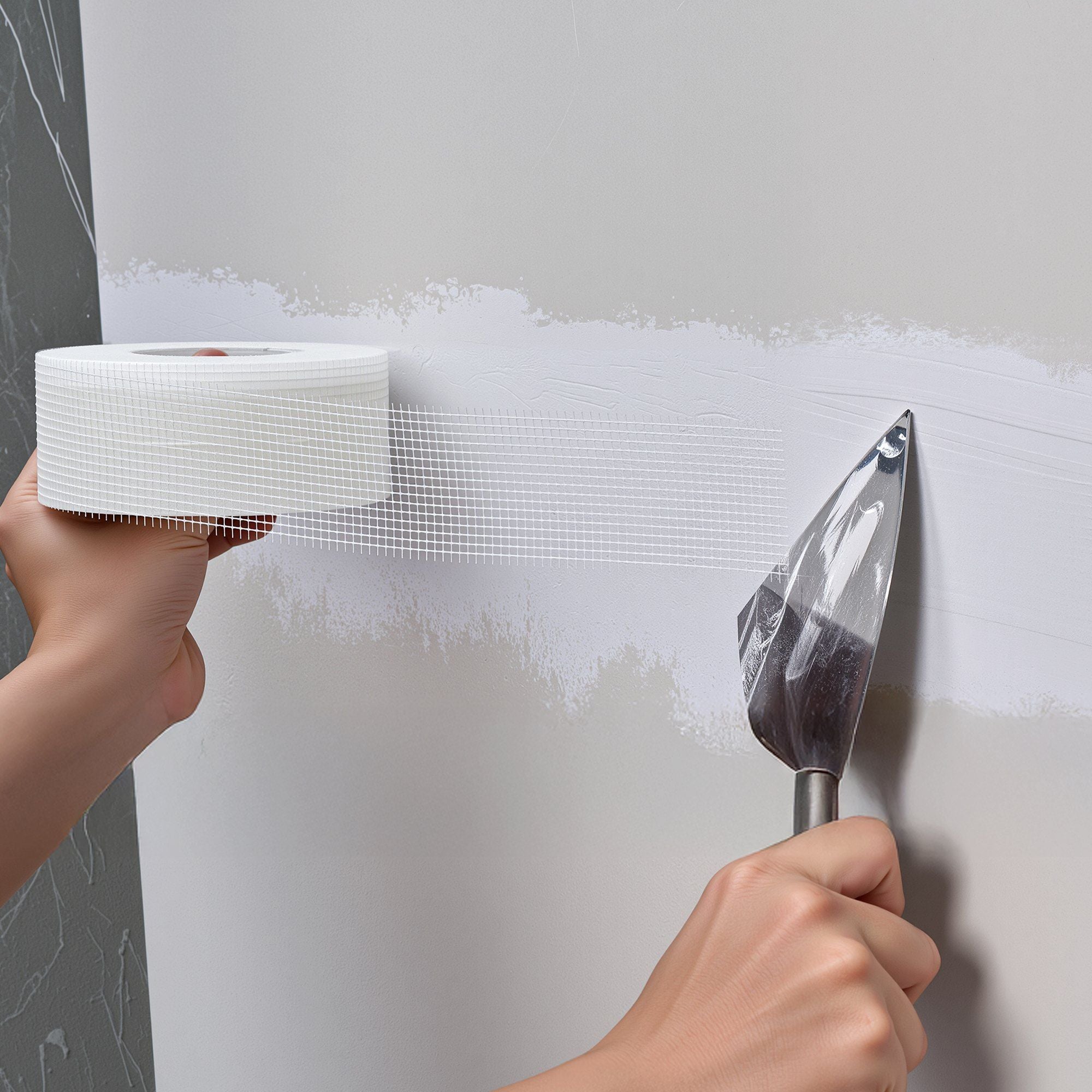 Drywall Mesh Tape, 50mm W x 45m L Self-Adhesive Fiberglass Drywall Joint Tape, 36 Rolls Dry Wall Patch for V952-GQJDZZBLXWW5W2VKJ001V0