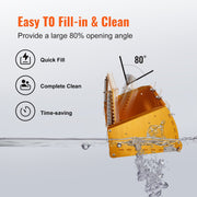 Drywall Flat Box, 10-Inch Wide Quick Clean, Aluminum Finishing Mud Box for Plasterboard, Wallboard, V952-GQPSHYC10FWSILJM1V0