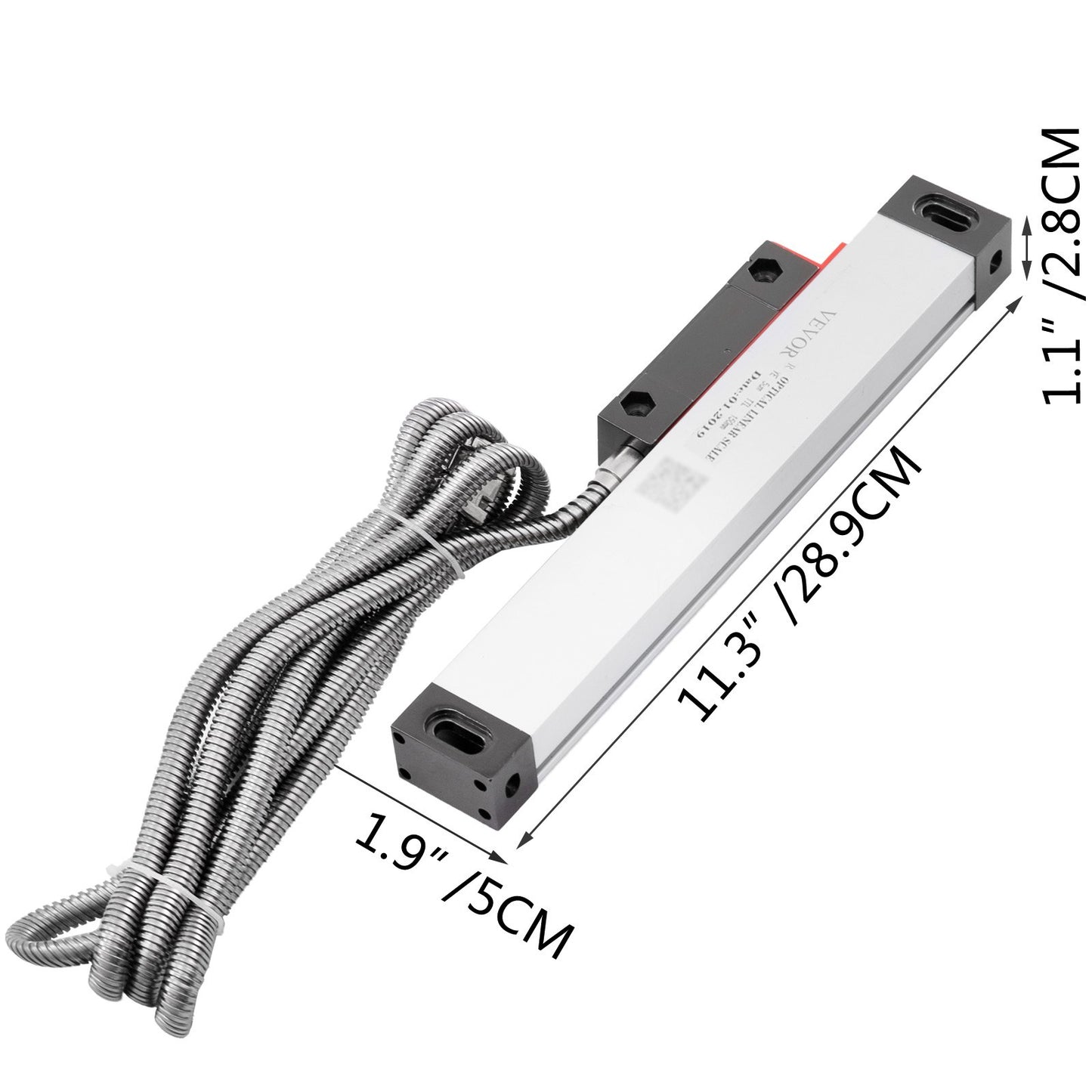 Lathe Linear Scale 150 mm Linear Glass Scale, High Accuracy 0.0002" Optical Length, Precision Linear Scale, V952-GSC150MMDC0000001V0