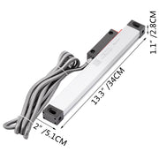 1 Axis Lathe Linear Scale 200mm with Accuracy 0.0002" Optical Length Precision Linear Scale Aluminum Body for V952-GSC200MMDC0000001V0