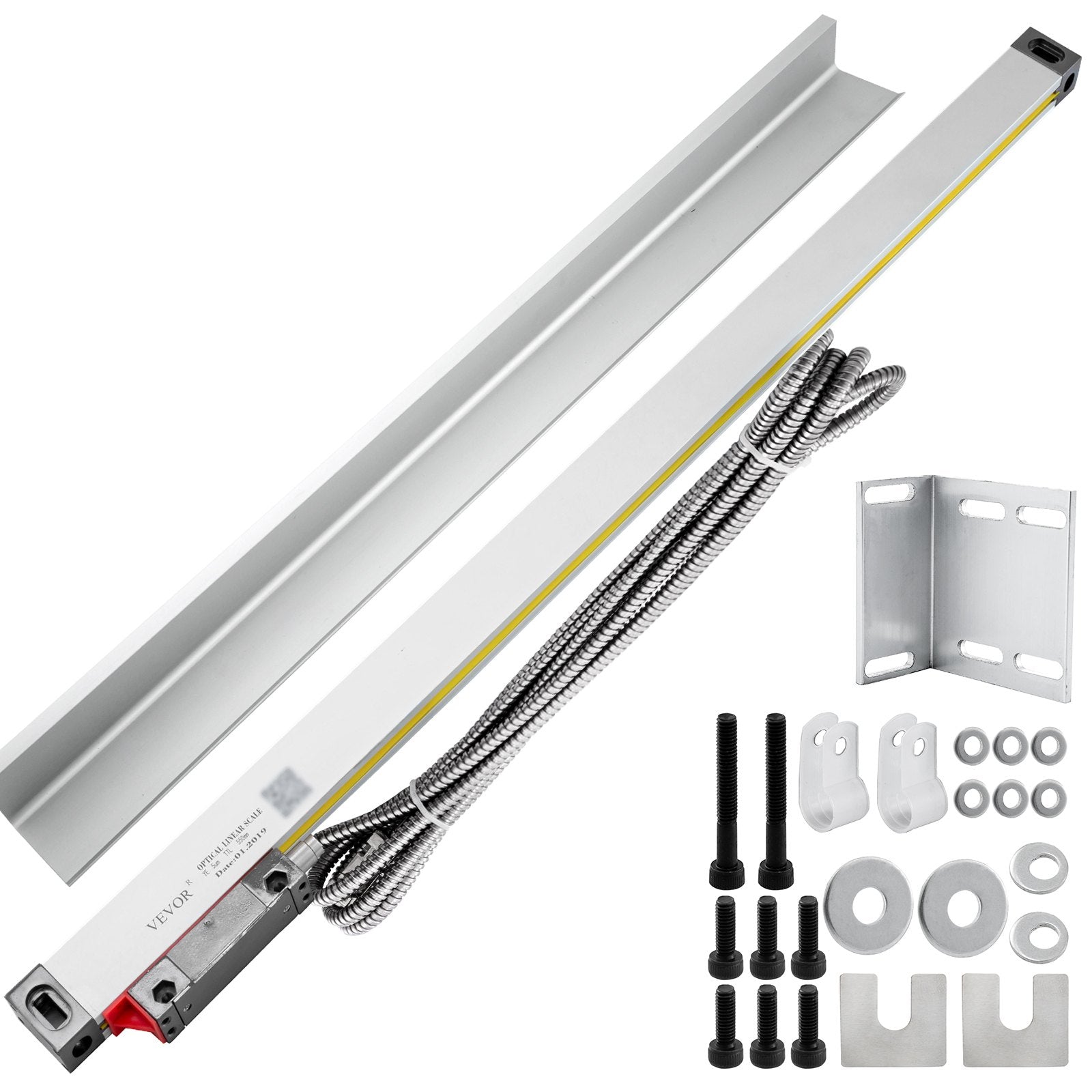 1 Axis Lathe Linear Scale 550mm with Accuracy 0.0002" Optical Length Precision Linear Scale Aluminum Body for V952-GSC550MMDC0000001V0