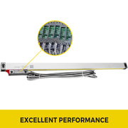 1 Axis Lathe Linear Scale 550mm with Accuracy 0.0002" Optical Length Precision Linear Scale Aluminum Body for V952-GSC550MMDC0000001V0