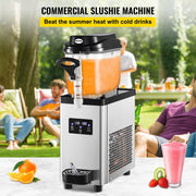 Commercial Slush Machine Frozen Drink Slushy Making Machine 6L/1.6 Gallons V952-GSJBXR16L220VKM9AV3