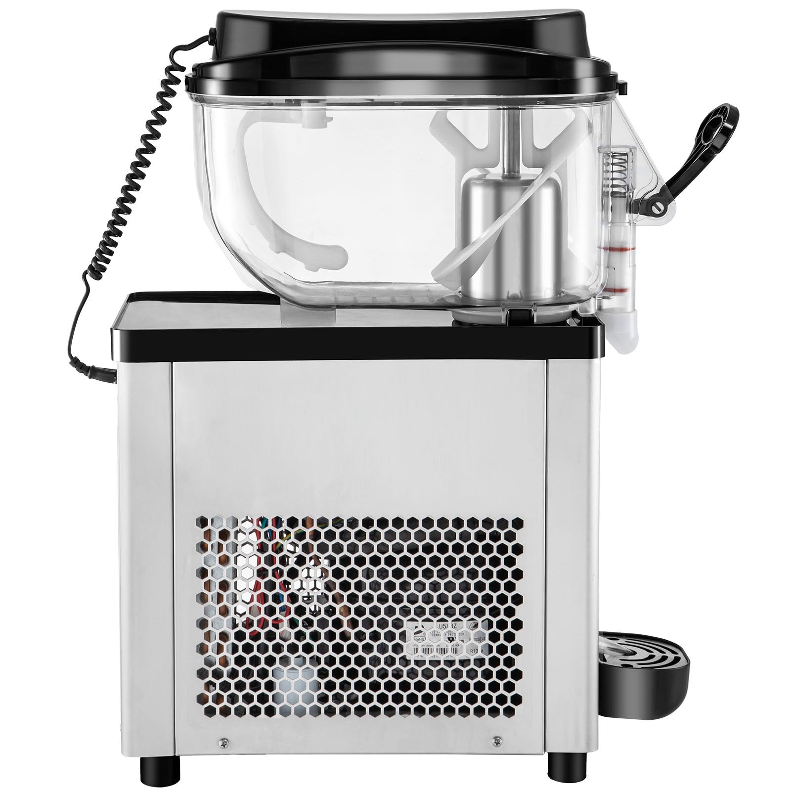 Commercial Slush Machine Frozen Drink Slushy Making Machine 6L/1.6 Gallons V952-GSJBXR16L220VKM9AV3