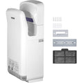 Jet Hand Dryer Blade Hand Dryer Automatic High Speed for Washroom White V952-GSJLSGSPQSBS-110PV3