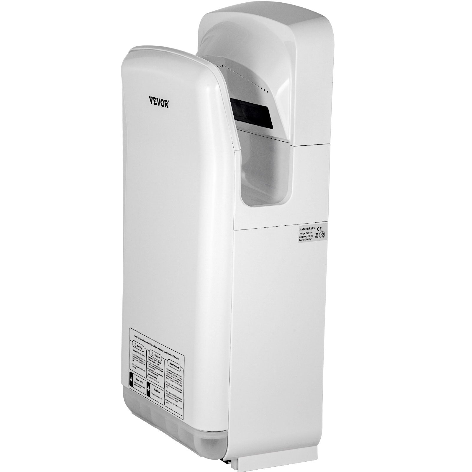 Jet Hand Dryer Blade Hand Dryer Automatic High Speed for Washroom White V952-GSJLSGSPQSBS-110PV3