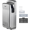 Jet Hand Dryer Blade Hand Dryer Automatic High Speed for Washroom Silver V952-GSJLSGSPQSYS-4CAQV3