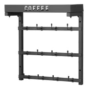 Coffee Mug Holder Wall Mounted w/ 12 Movable Hooks and Top Shelf Cup Rack V952-GSMKBGJBGSJSZUHL7V0