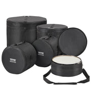 5-Piece Drum Bag Set, 1680D Oxford Fabric, Padded Drum Bags and Cases with 4.92 ft Detachable Shoulder Strap V952-GSNB1680DNJB9TCZYV0