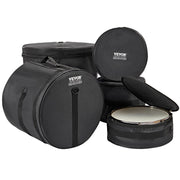 5-Piece Drum Bag Set, 1680D Oxford Fabric, Padded Drum Bags and Cases with 4.92 ft Detachable Shoulder Strap V952-GSNB1680DNJB9TCZYV0