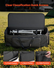 Drum Hardware Bag with Wheels, 1680D, Drum Set Equipment Carry Bag, Carrying Case with Sturdy Handle, Durable V952-GSNBNJB1JTGY2QNX6001V0