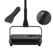 Carpet Sweeper, 200 mm Sweeping Paths, Floor Sweeper Manual Non Electric, 300 ml Dustbin Capacity with Comb V952-GSQSQBDDBDD11GAYDV0
