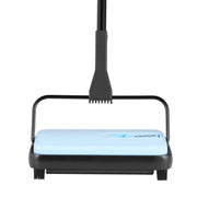 Carpet Sweeper Manual, Floor Sweeper with 300 ml Dustbin Capacity Easy to Empty, 17 cm Cleaning Width for V952-GSQSQBDDBDDSY8CF2001V0