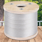 304 Stainless Steel Wire Rope Cable 4.8 mm 7x19 76 m reel V952-GSS7X19-4.8MM76M1V0