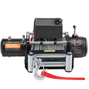 Electric Winch, 5400 kg Load Capacity, 12V DC Truck Winch with 9.1 mm x 26 m Steel Rope, Wireless & Wired V952-GSSDDJP12000FOZ31001V9