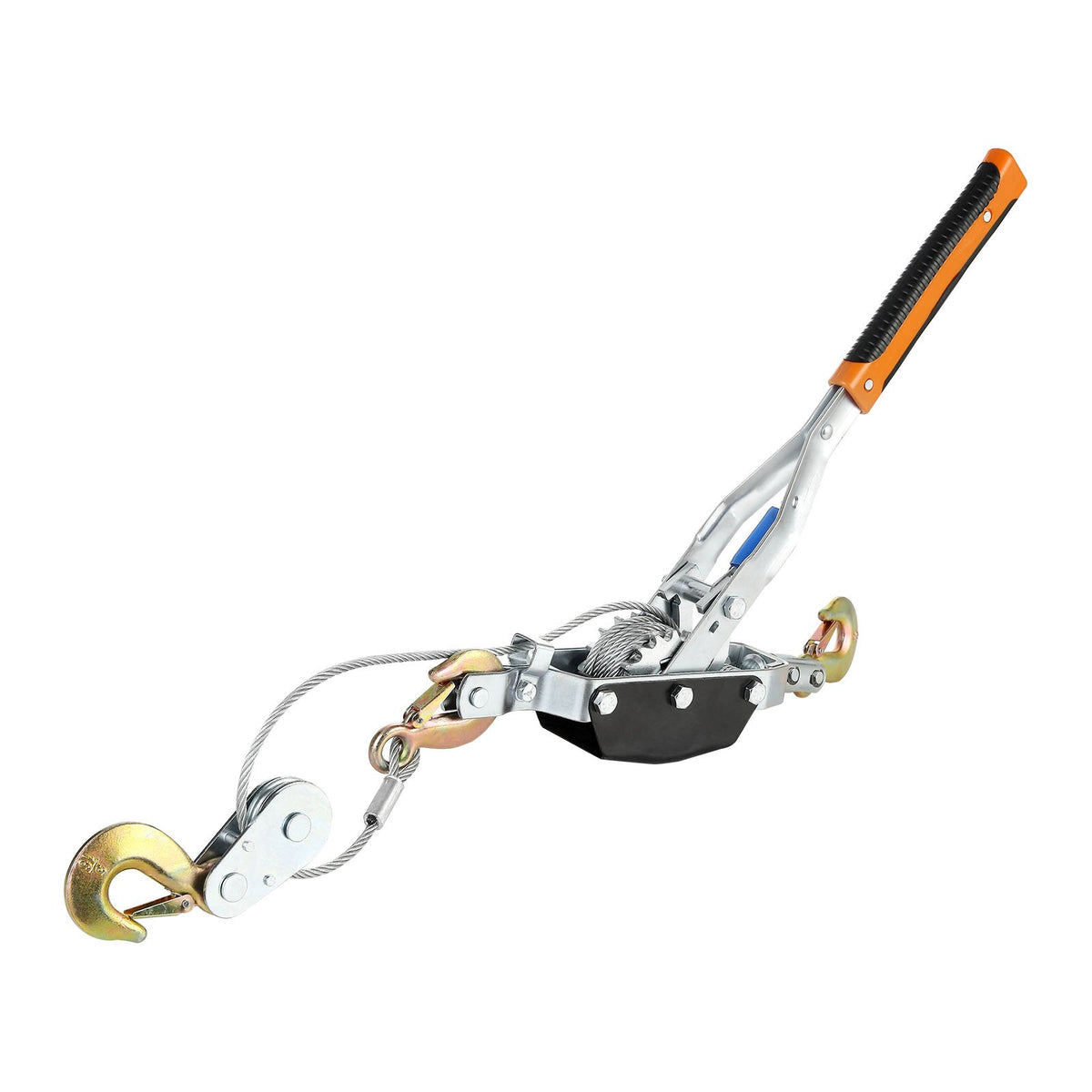 Come Along Winch, 5 Ton Max Pulling Capacity, 3.5 m Steel Cable, 3 Hooks, Heavy Duty Ratchet Power Puller V952-GSSJXQ5T13YC77Z63V0
