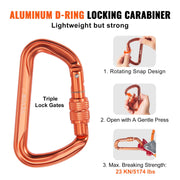 16mm Steel Core Flipline 8ft(2.4m) Arborist Flipline for Fall Protection V952-GSSTJJSGSS8YWONR1V0