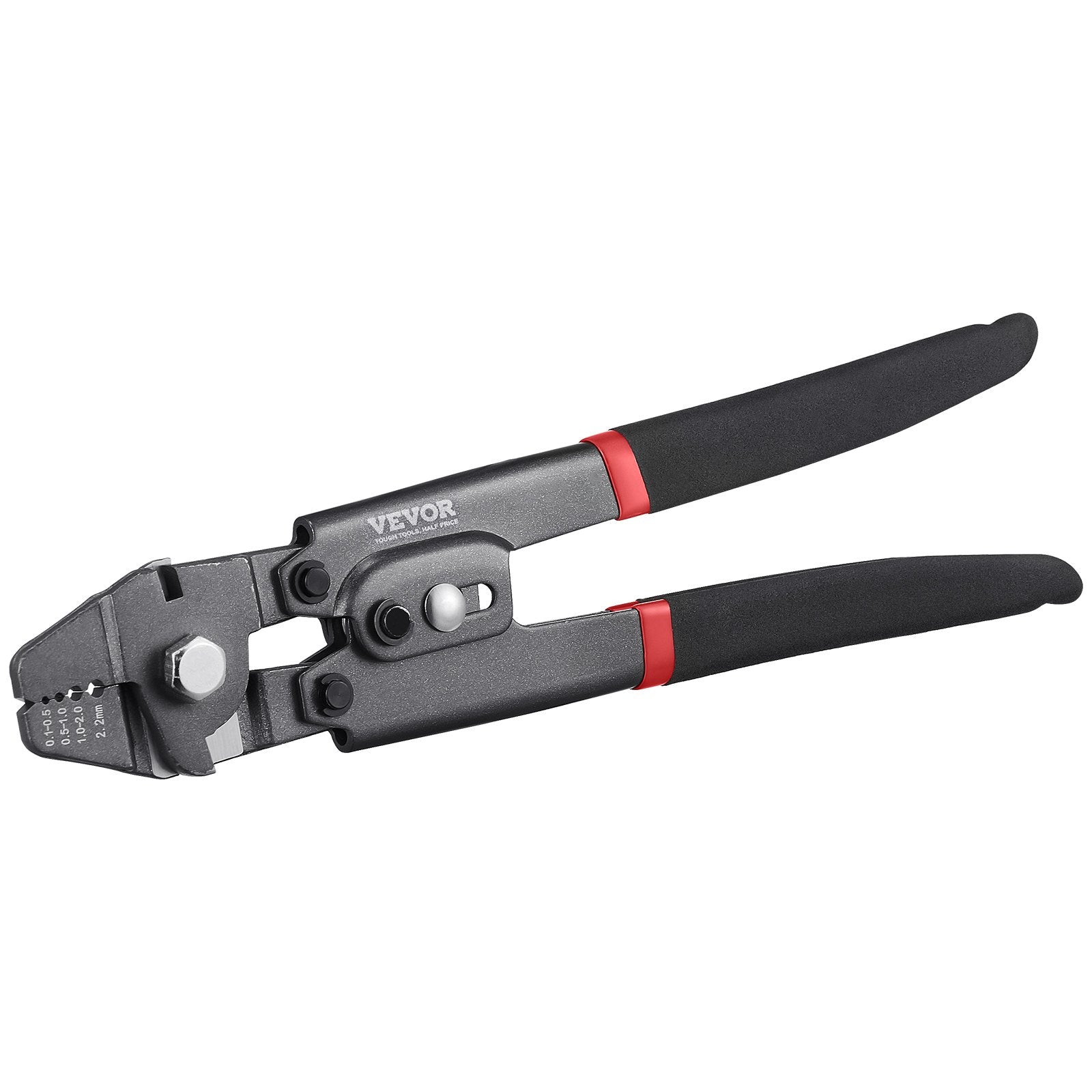 Crimping Tool, Up To 2.2mm Wire Rope Crimping Tool, Crimping Loop Sleeve Kit with a Cable Cutter and 160pcs V952-GSSYJQGSS16409CTZV0