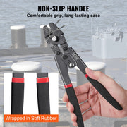 Crimping Tool, Up To 2.2mm Wire Rope Crimping Tool, Crimping Loop Sleeve Kit with a Cable Cutter and 160pcs V952-GSSYJQGSS16409CTZV0