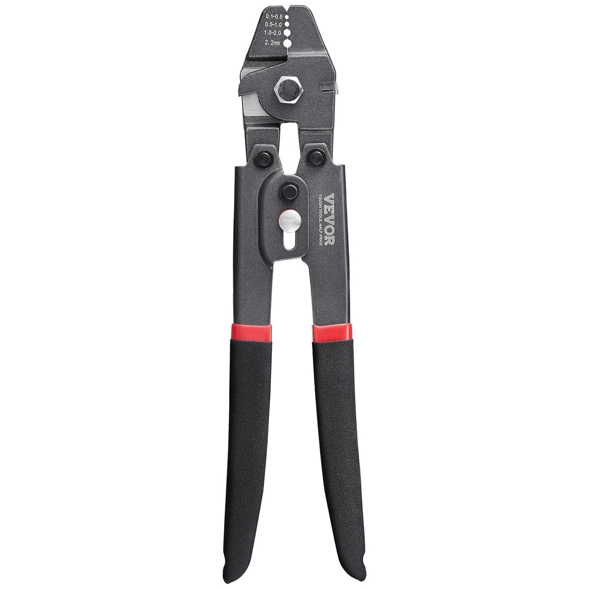 Crimping Tool, Up To 2.2mm Wire Rope Crimping Tool, Crimping Loop Sleeve Kit with a Cable Cutter and 160pcs V952-GSSYJQGSS16409CTZV0