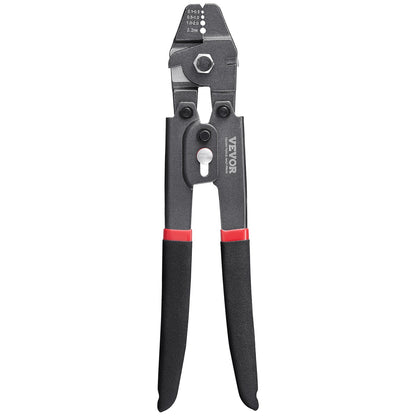 Crimping Tool, Up To 2.2mm Wire Rope Crimping Tool, Crimping Loop Sleeve Kit with a Cable Cutter and 160pcs V952-GSSYJQGSS16409CTZV0