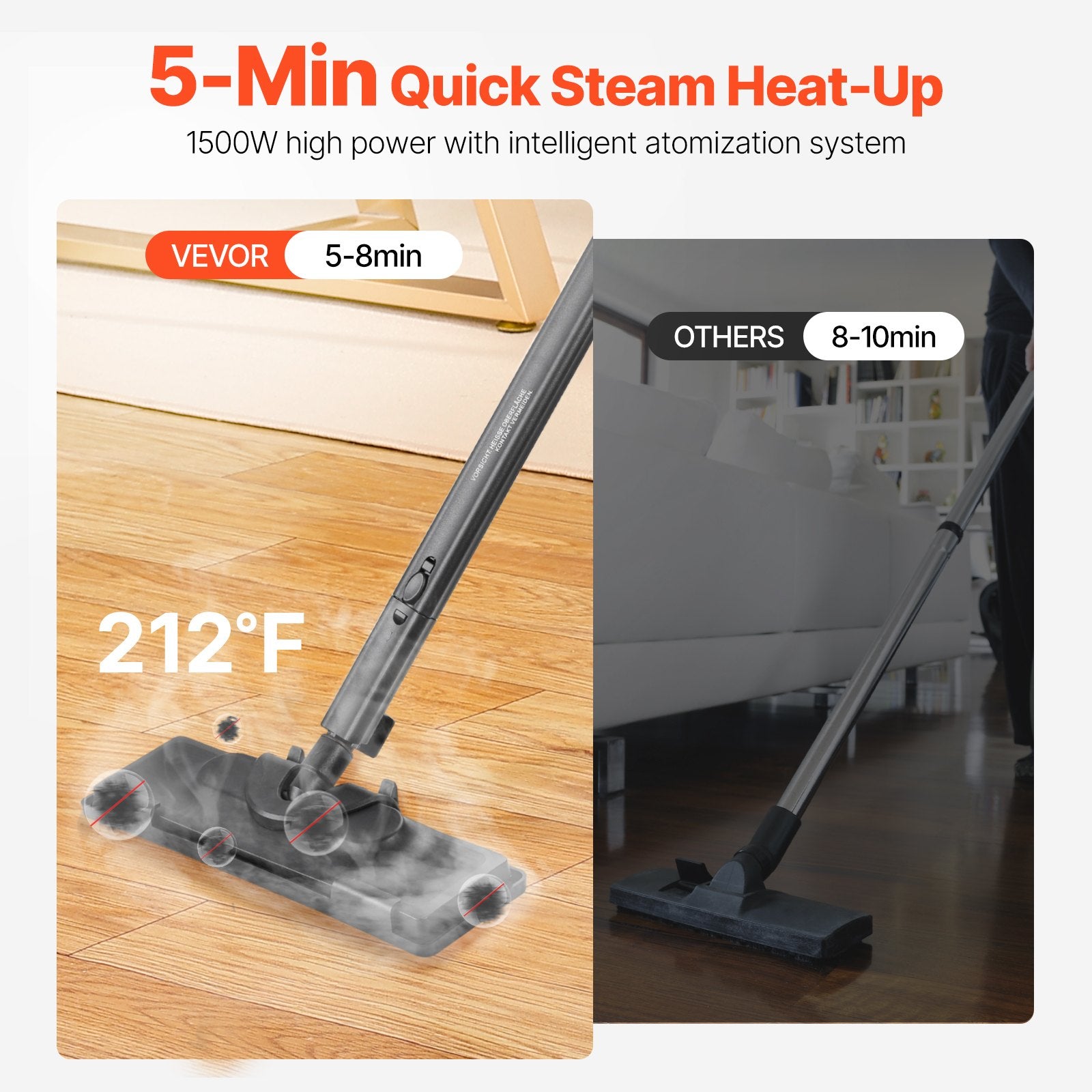 Steam Cleaner, Multipurpose Powerful Steamer with 27 Accessories, Steamer Cleaing with Extra-Long Power Cord, V952-GSZQQJQLDS15E4O6FV3