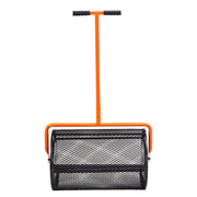 Compost Spreader, 24.4-25.6" Height Adjustable Handle, 24" Wide, Lawn and Garden Peat Moss Roller with Side V952-GTSBJH224INCH29UKV0