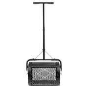 Compost Spreader, 42 cm Wide Peat Moss Spreader with T Shaped Handle, 3 Heights Adjustable, Powder-Coated V952-GTSBJHSFMTCGW6C4X001V0
