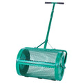 Compost Spreader, 24 in Wide Peat Moss Spreader with Push/Tow Handle, 4 Heights Adjustable, Powder-Coated V952-GTSBJLSFMTCGHA1PR001V0