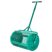 Compost Spreader, 24 in Wide Peat Moss Spreader with Push/Tow Handle, 4 Heights Adjustable, Powder-Coated V952-GTSBJLSFMTCGHA1PR001V0