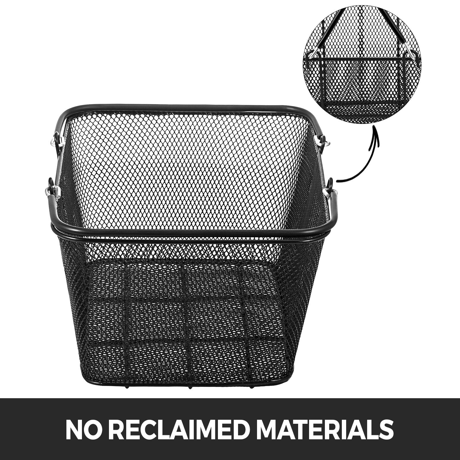 Shopping Baskets with Handles, 12PCS, Black Metal Shopping Basket, Portable Wire Shopping Basket, Black Wire V952-GXSBSJSGWLGXVOLJBV0