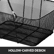 Shopping Baskets with Handles, 12PCS, Black Metal Shopping Basket, Portable Wire Shopping Basket, Black Wire V952-GXSBSJSGWLGXVOLJBV0
