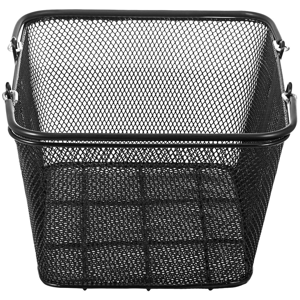 Shopping Baskets with Handles, 12PCS, Black Metal Shopping Basket, Portable Wire Shopping Basket, Black Wire V952-GXSBSJSGWLGXVOLJBV0