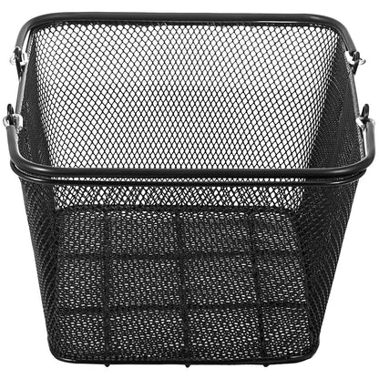 Shopping Baskets with Handles, 12PCS, Black Metal Shopping Basket, Portable Wire Shopping Basket, Black Wire V952-GXSBSJSGWLGXVOLJBV0