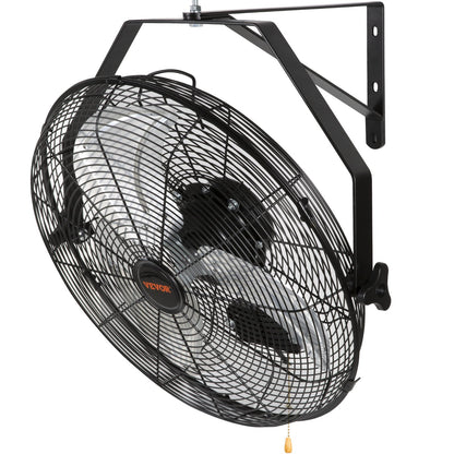 Industrial Wall Mount Fan Waterproof Metal Fan 17.6'' 3 Speed Airflow V952-GYBGSFS18INCH2HS2V3
