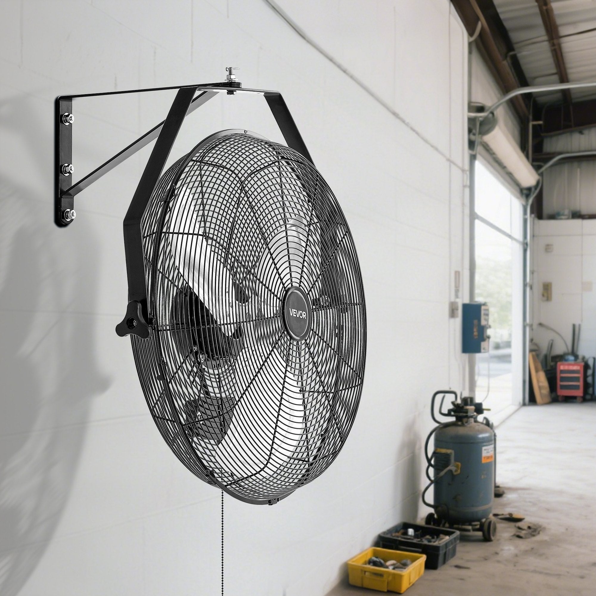 615mm Industrial Wall Mount Fan 3 Speed 4650 CFM for Garage Greenhouse V952-GYBGSFS1JT20T4EE6001V3