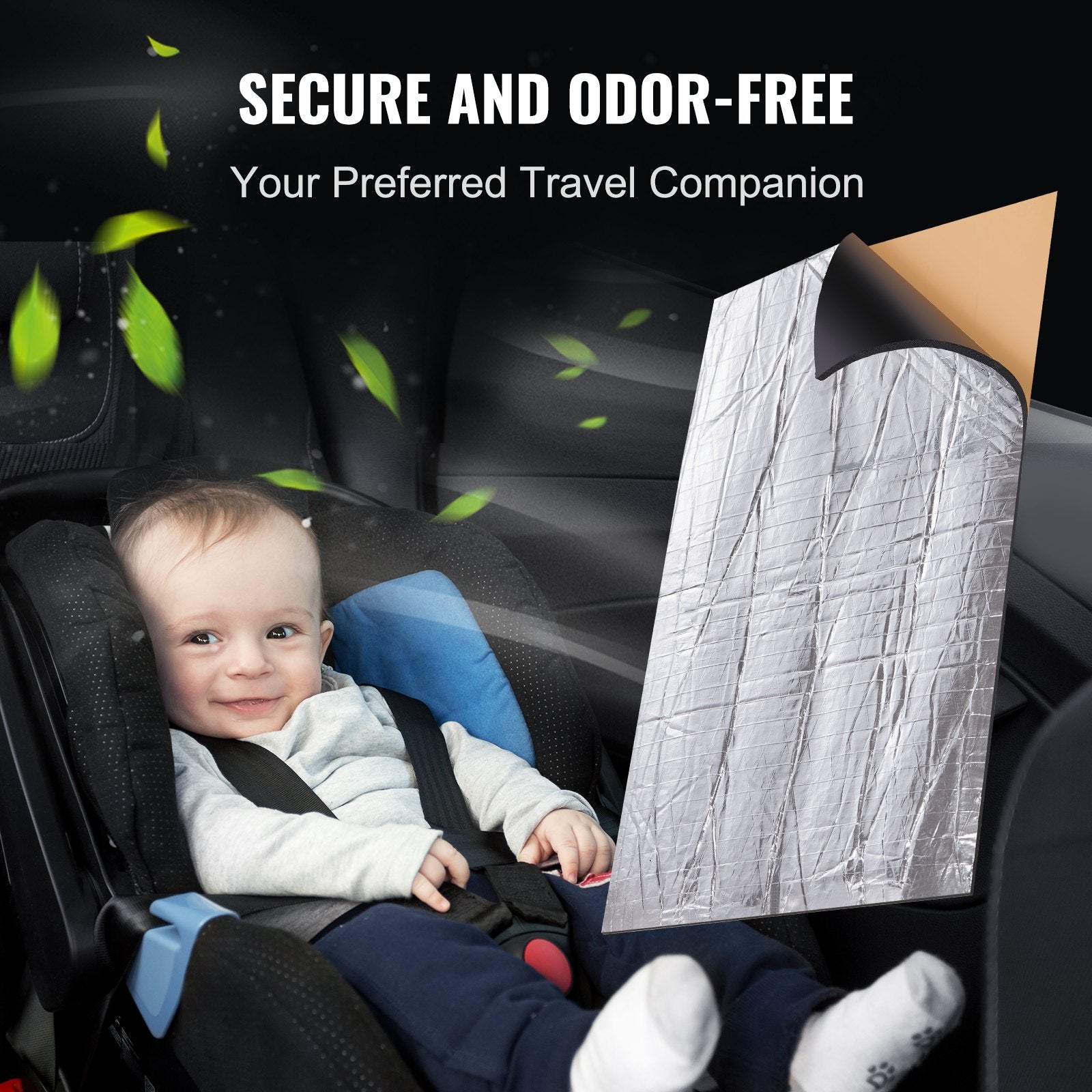 Car Sound Deadening Mat, 200 mil 3.3sq.m Automotive Sound Deadener, High Density Foam Sound Deadener Material V952-GYDJZLBPM36SWHLEXV0