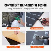 Car Sound Deadening Mat, 200 mil 2.3sq.m Car Sound Dampening Material, Butyl Automotive Sound Deadener, Noise V952-GYDPZDJXJ25S9U045V0