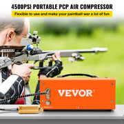 PCP Air Compressor Pump 12V 4500PSI Auto High Pressure Scuba Airgun Pump V952-GYDQBCSZD220VRQKUV3