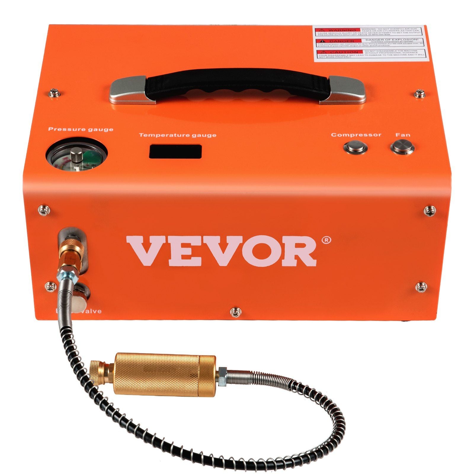 PCP Air Compressor Pump 12V 4500PSI Auto High Pressure Scuba Airgun Pump V952-GYDQBCSZD220VRQKUV3