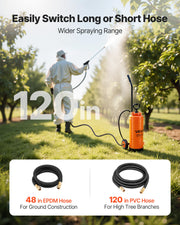 Industrial Concrete Sprayer with Wheeled Cart, 14L Stainless Steel Sprayer, Heavy Duty Tri-Poxy Pump V952-GYJBXGPWQ35GQUIZ8001V0