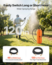 Industrial Concrete Sprayer, 14L Stainless Steel Sprayer, Heavy Duty Tri-Poxy Pump Sprayers, 52cm Wand with V952-GYJBXGPWQ35GVDBW0001V0
