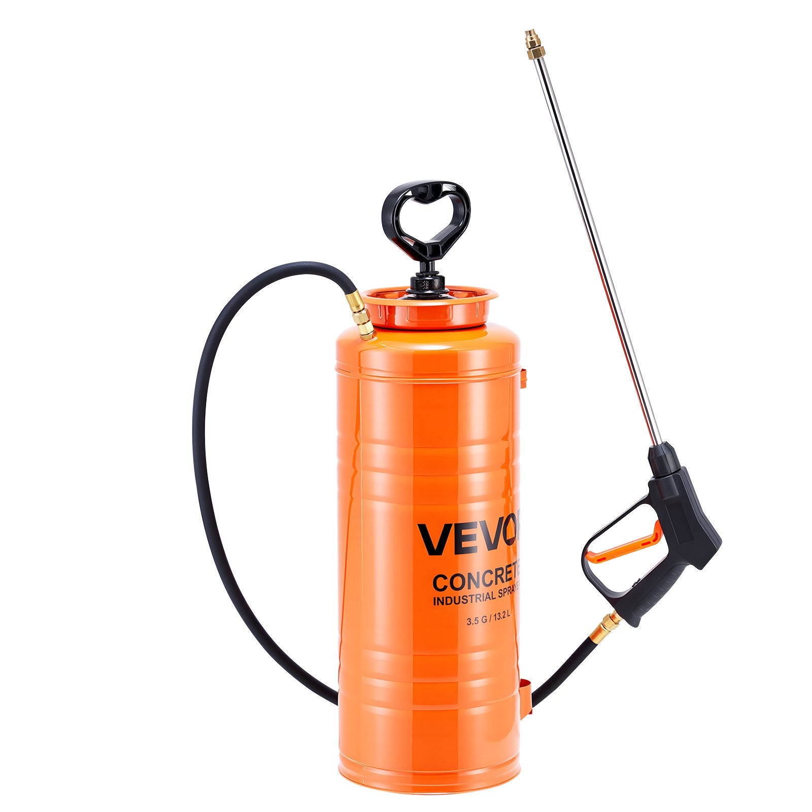 Industrial Concrete Sprayer, 14L Stainless Steel Sprayer, Heavy Duty Tri-Poxy Pump Sprayers, 52cm Wand with V952-GYJBXGPWQ35GVDBW0001V0