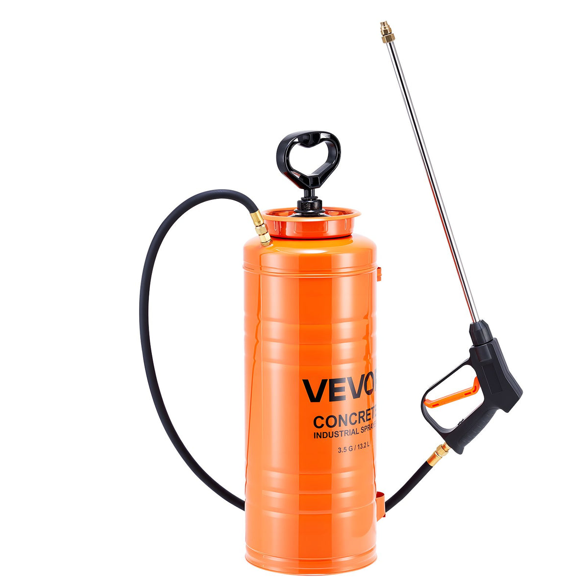 Industrial Concrete Sprayer, 14L Stainless Steel Sprayer, Heavy Duty Tri-Poxy Pump Sprayers, 52cm Wand with V952-GYJBXGPWQ35GVDBW0001V0