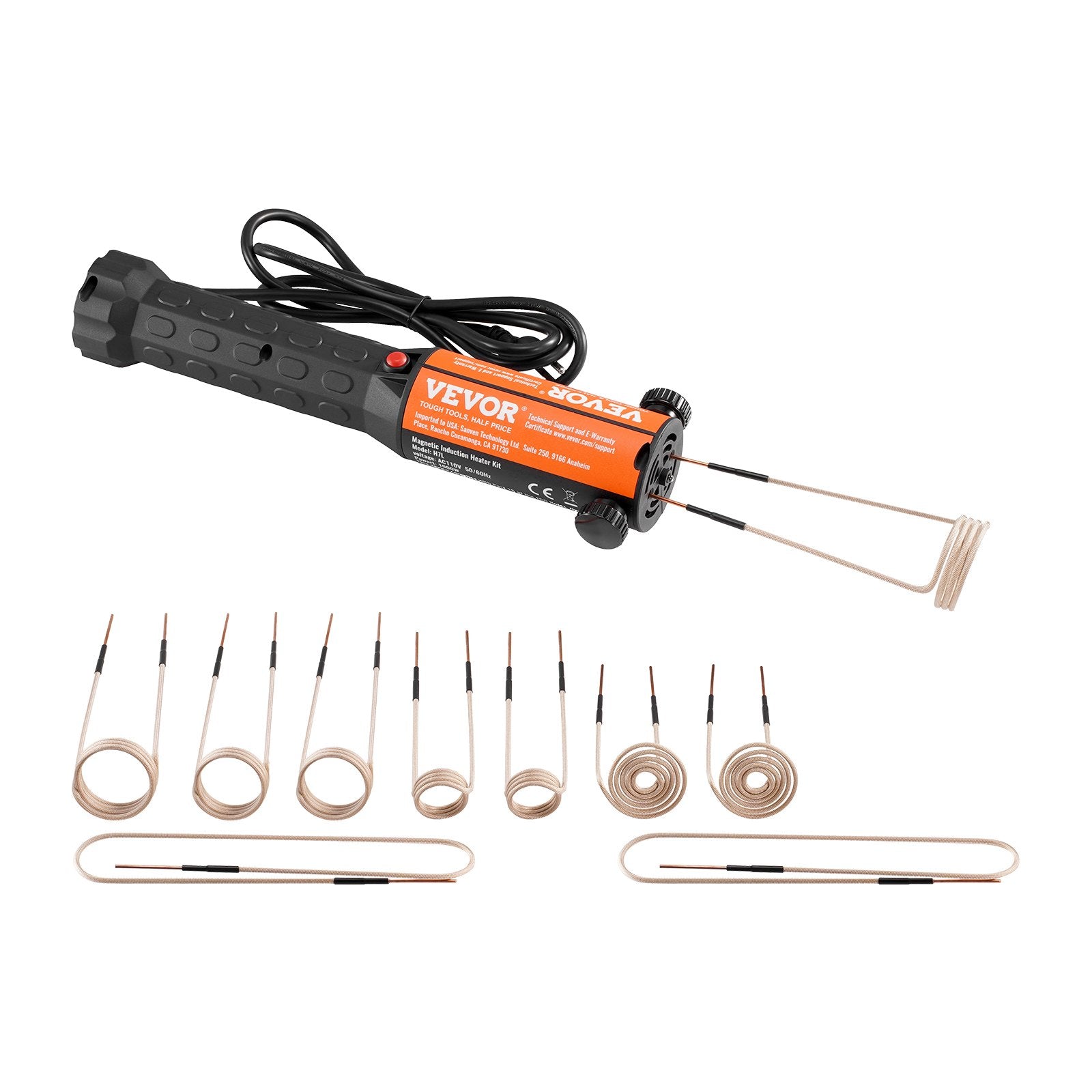 1KW Magnetic Induction Heater Hand-held Induction Heater for Bolts Removal V952-GYJRXQ10PCS6WNLL0V3