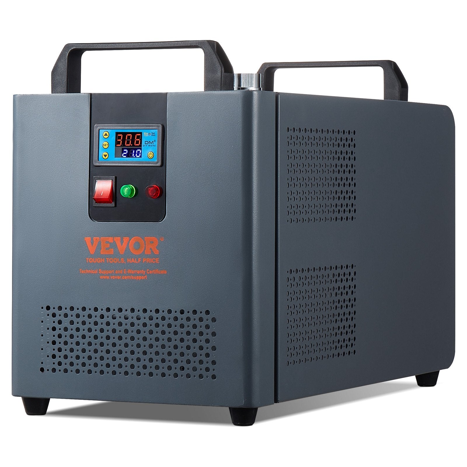 Industrial Water Chiller, KH-6000, 200W Industrial Water Cooler Cooling System with Compressor 12 L Water V952-GYLS72LMIN12LP9R6V3