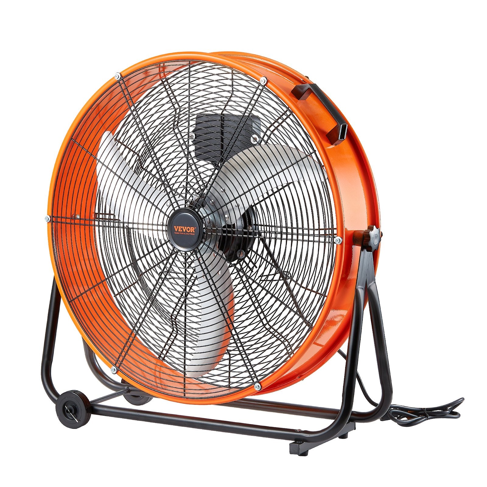 Drum Fan 24 Inch High Velocity Industrial Use 3-Speed Timer for Warehouse V952-GYLSFS24YCACQCOS3V3