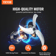 Drum Fan 24 Inch High Velocity Industrial Use 3-Speed Timer for Warehouse V952-GYLSFS24YCACQCOS3V3